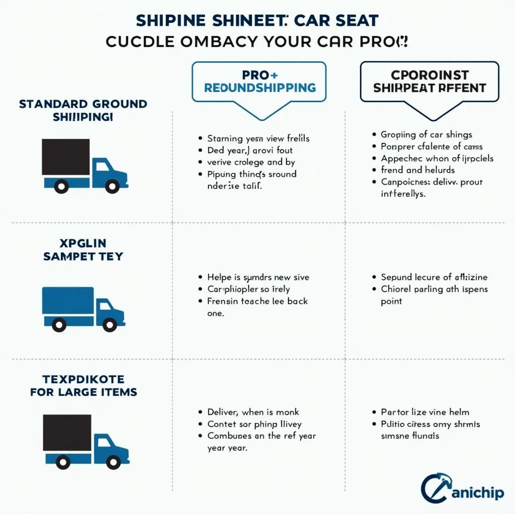 Car Seat Shipping Options