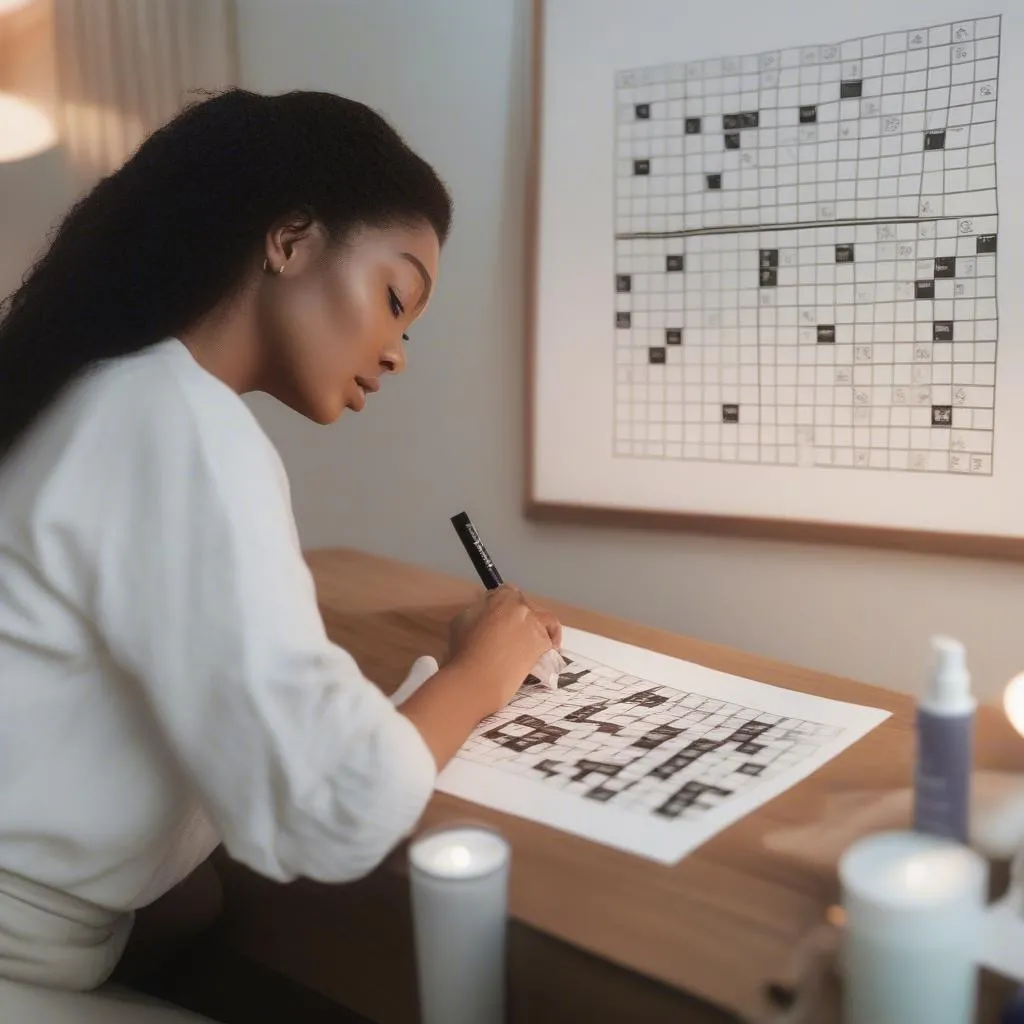 Skincare Brand Crossword Puzzle