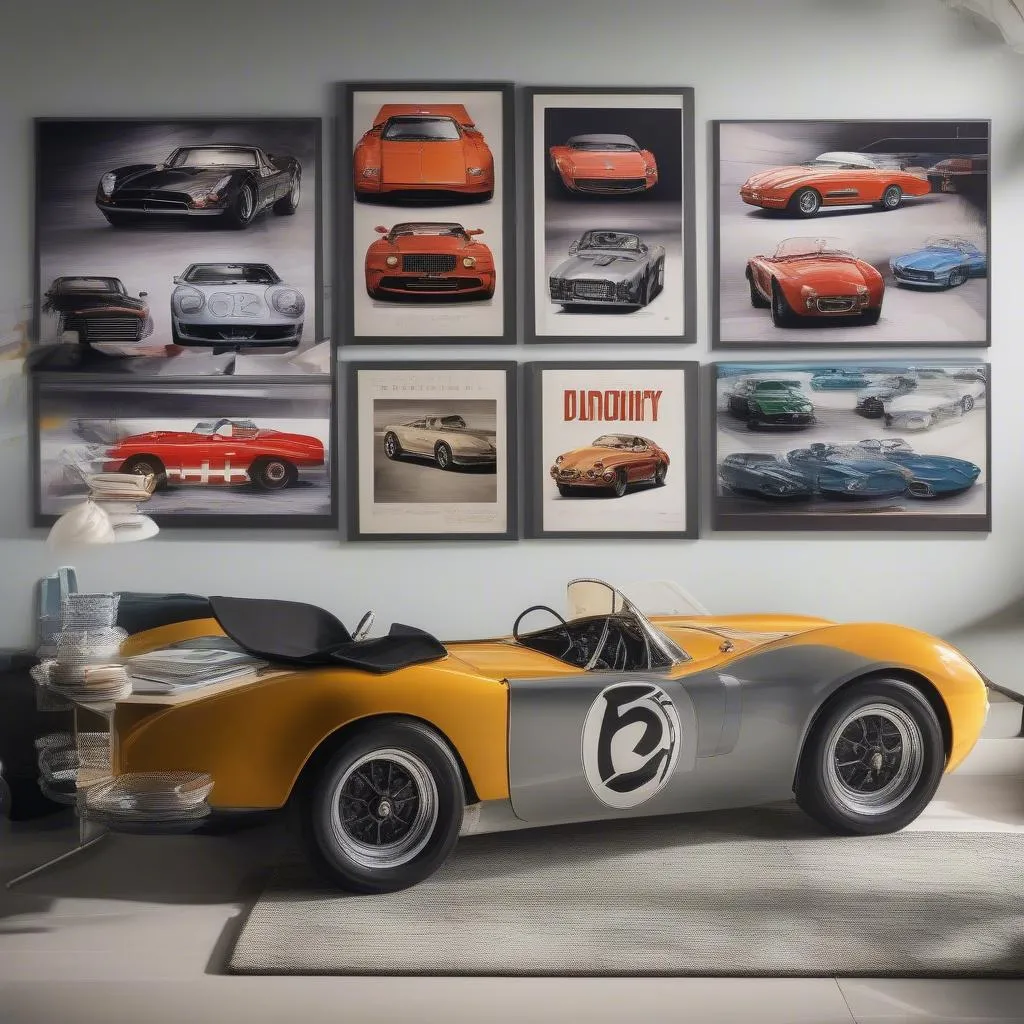 Sports Car Poster Gallery Wall