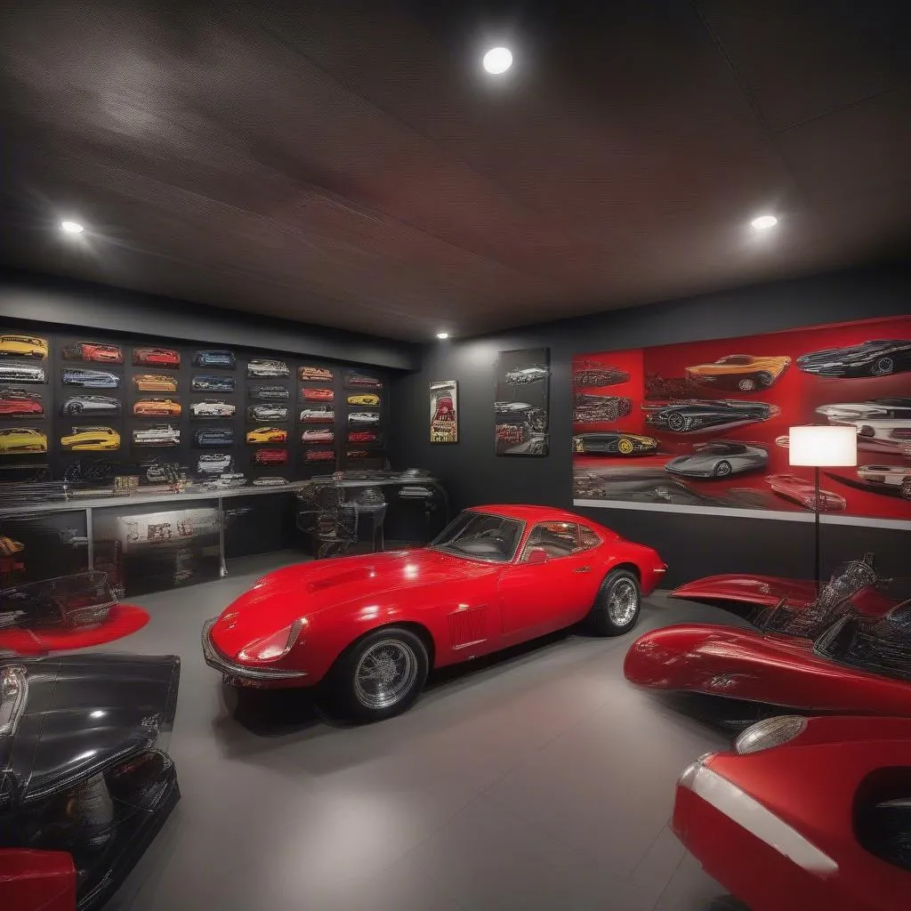 Sports Car Poster Man Cave