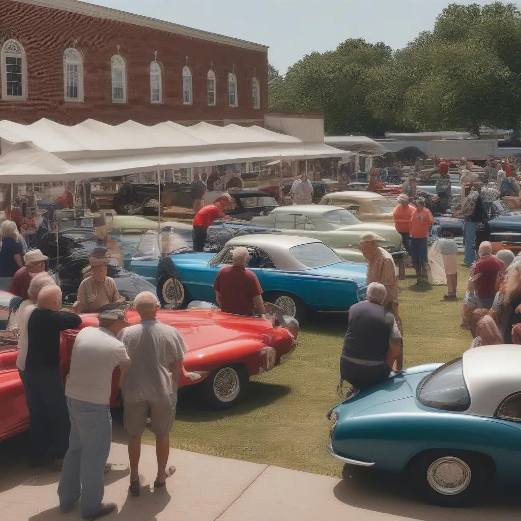 St. Louis Classic Car Show: Enthusiasts Gather Around Restored Vehicles