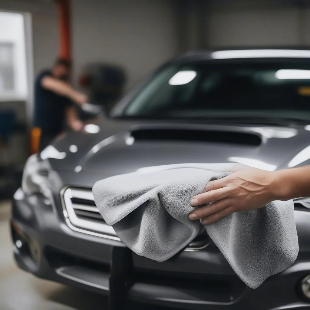 Subaru car wax