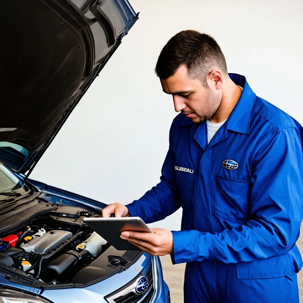 Subaru Mechanic Inspection