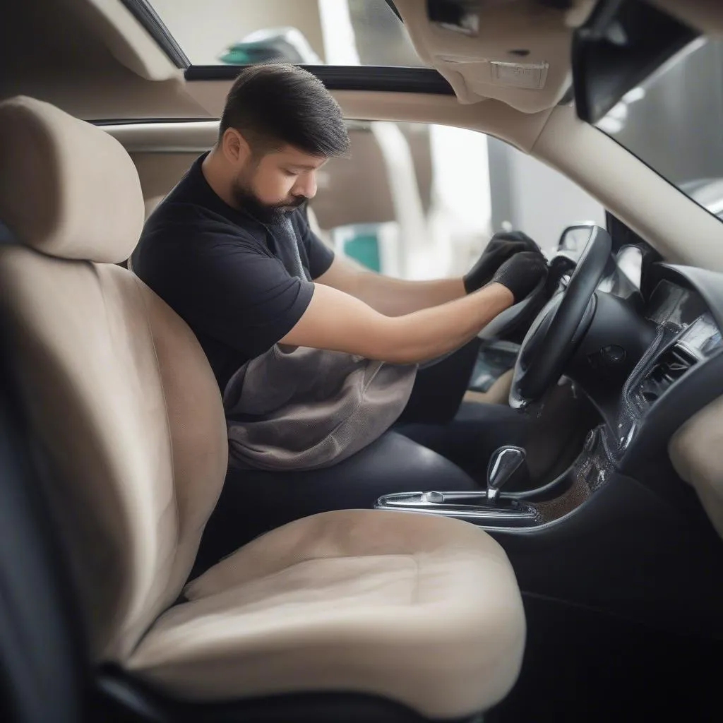 Suede Car Seats Cleaning