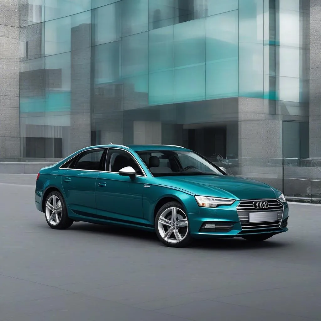 Teal Audi A4