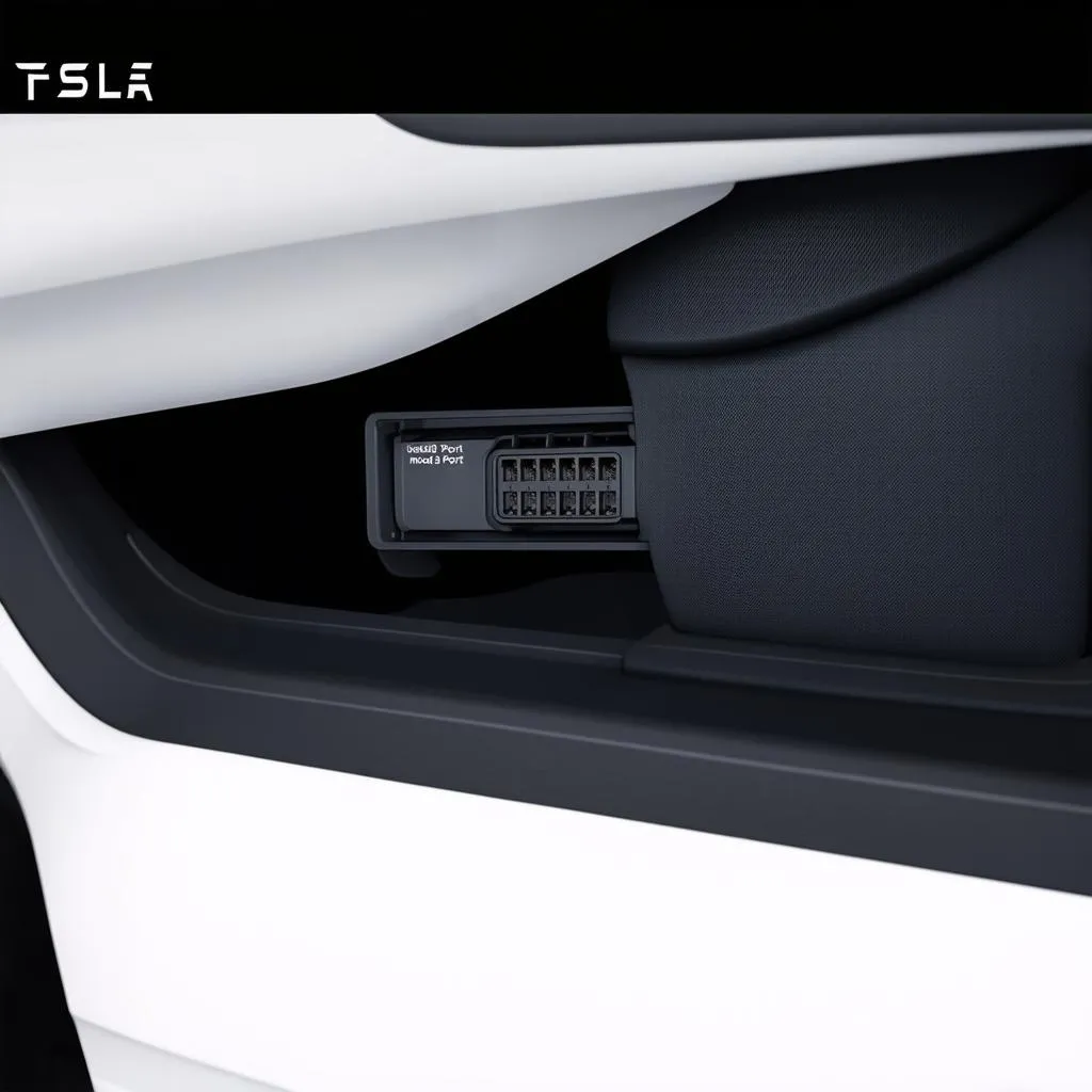 Tesla Model 3 OBD Port