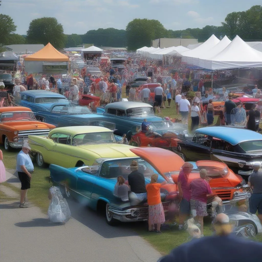 Timonium Fairgrounds Car Show Atmosphere