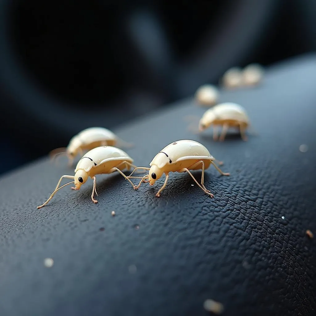 Tiny White Bugs in Car Interior