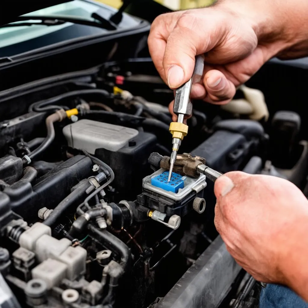 Replacing a Throttle Position Sensor