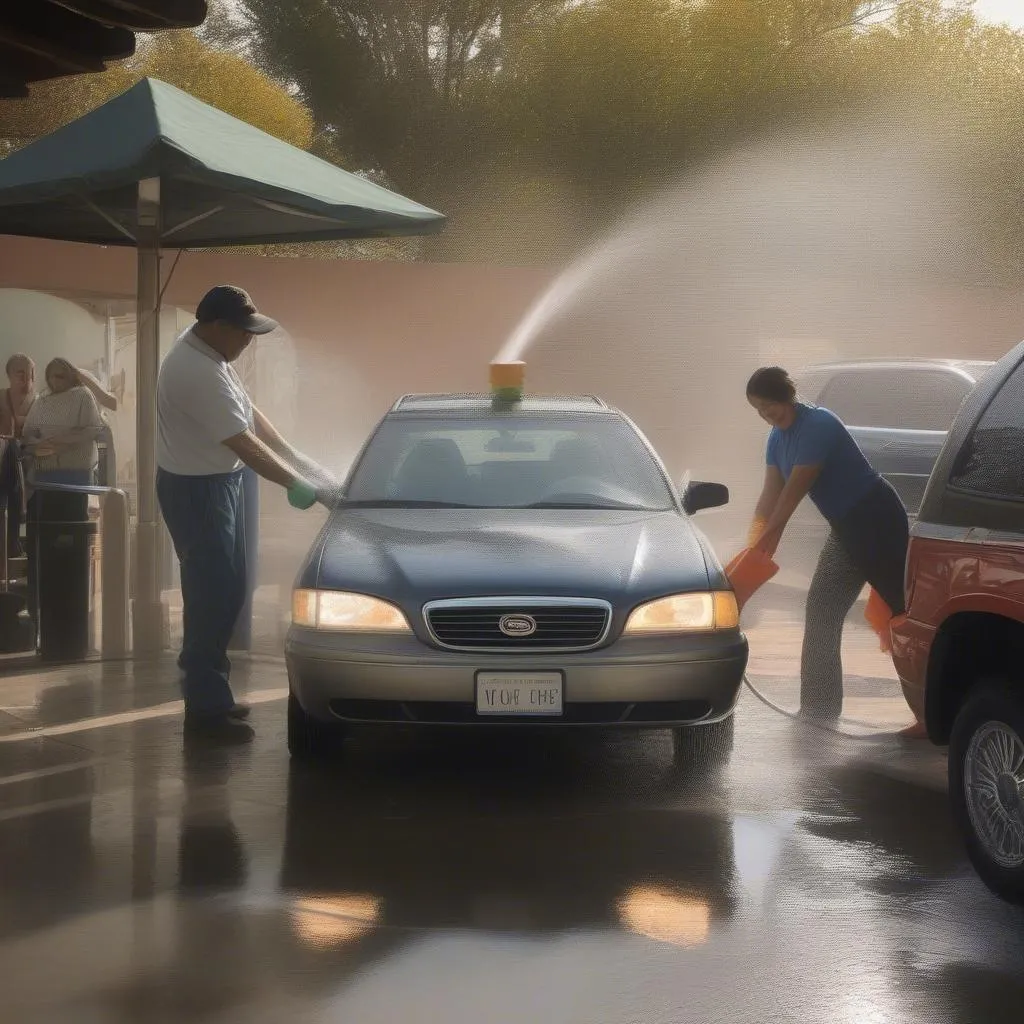 Traditional Car Wash in California