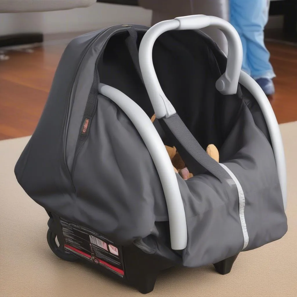 Safe and Convenient Travel Car Seat Bag