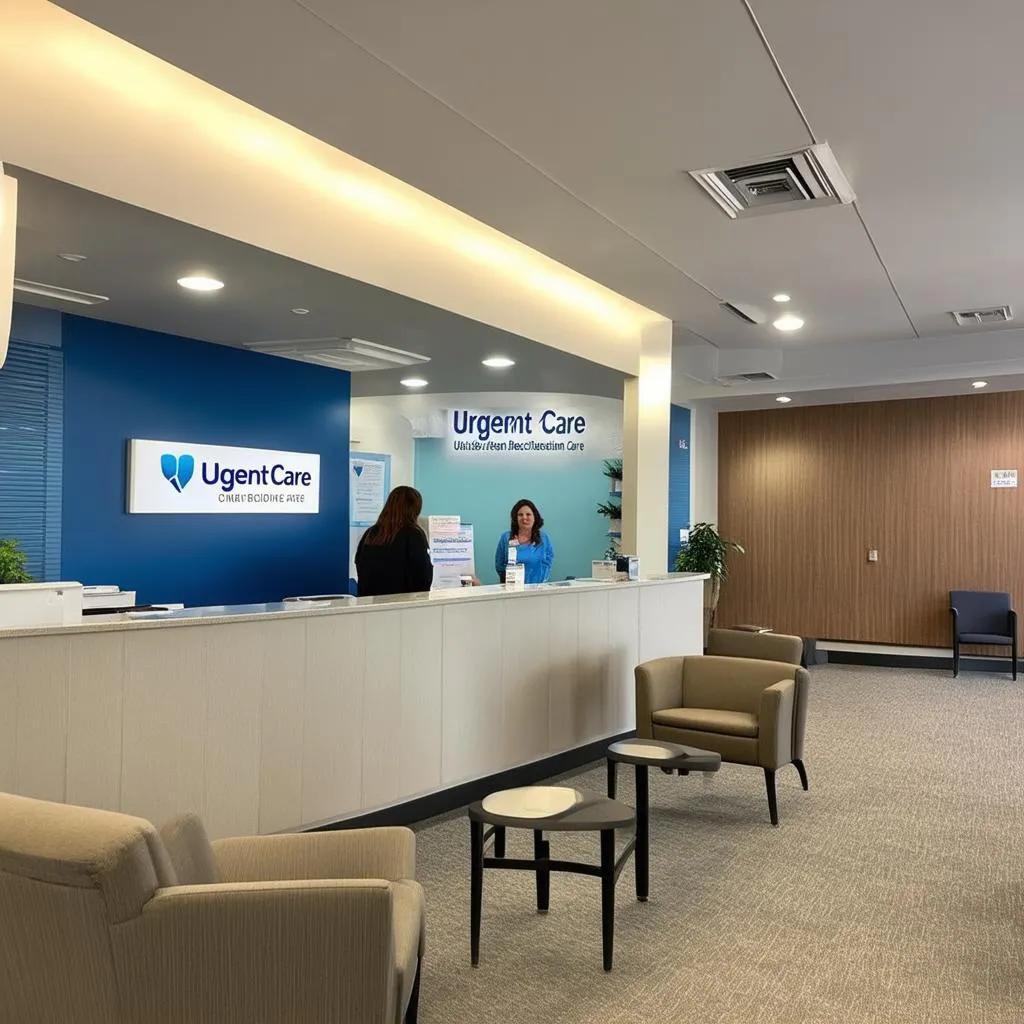 urgent care reception