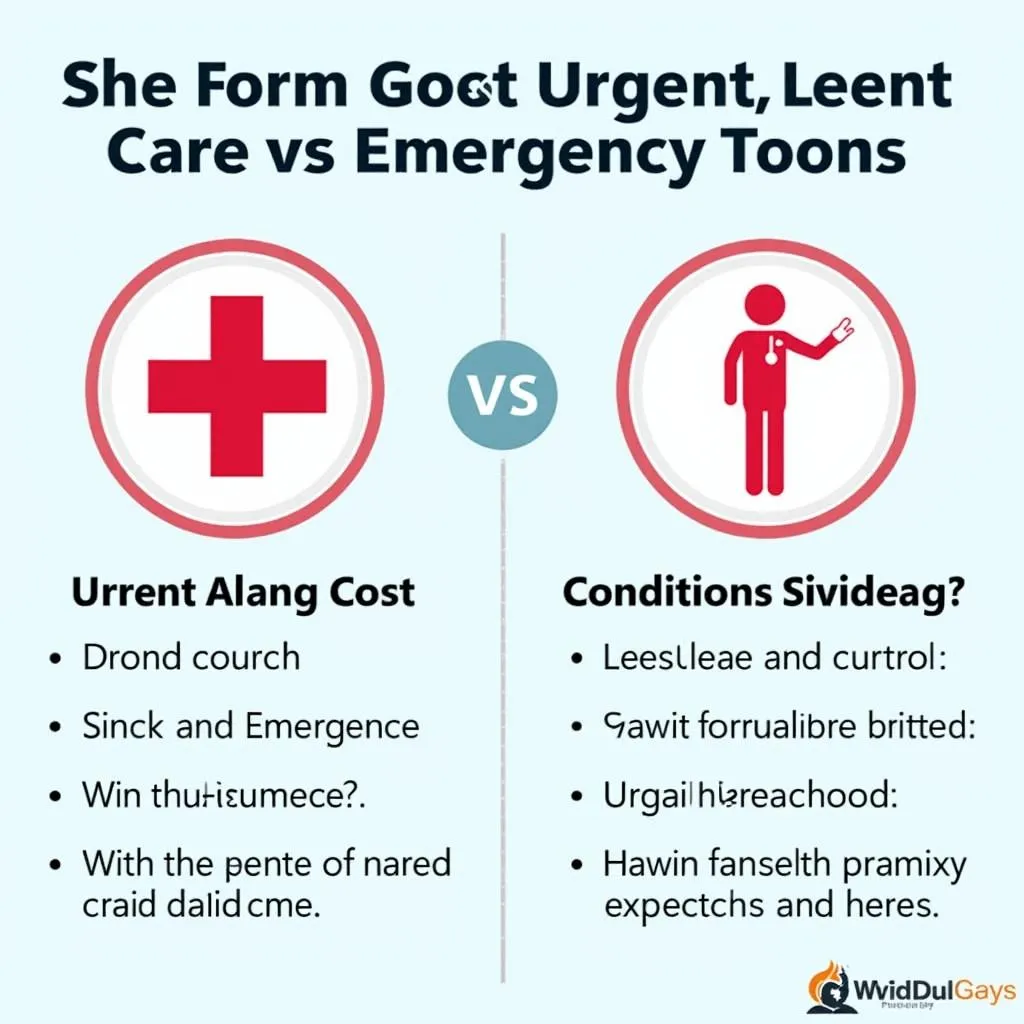 Choosing Urgent Care vs. Emergency Room