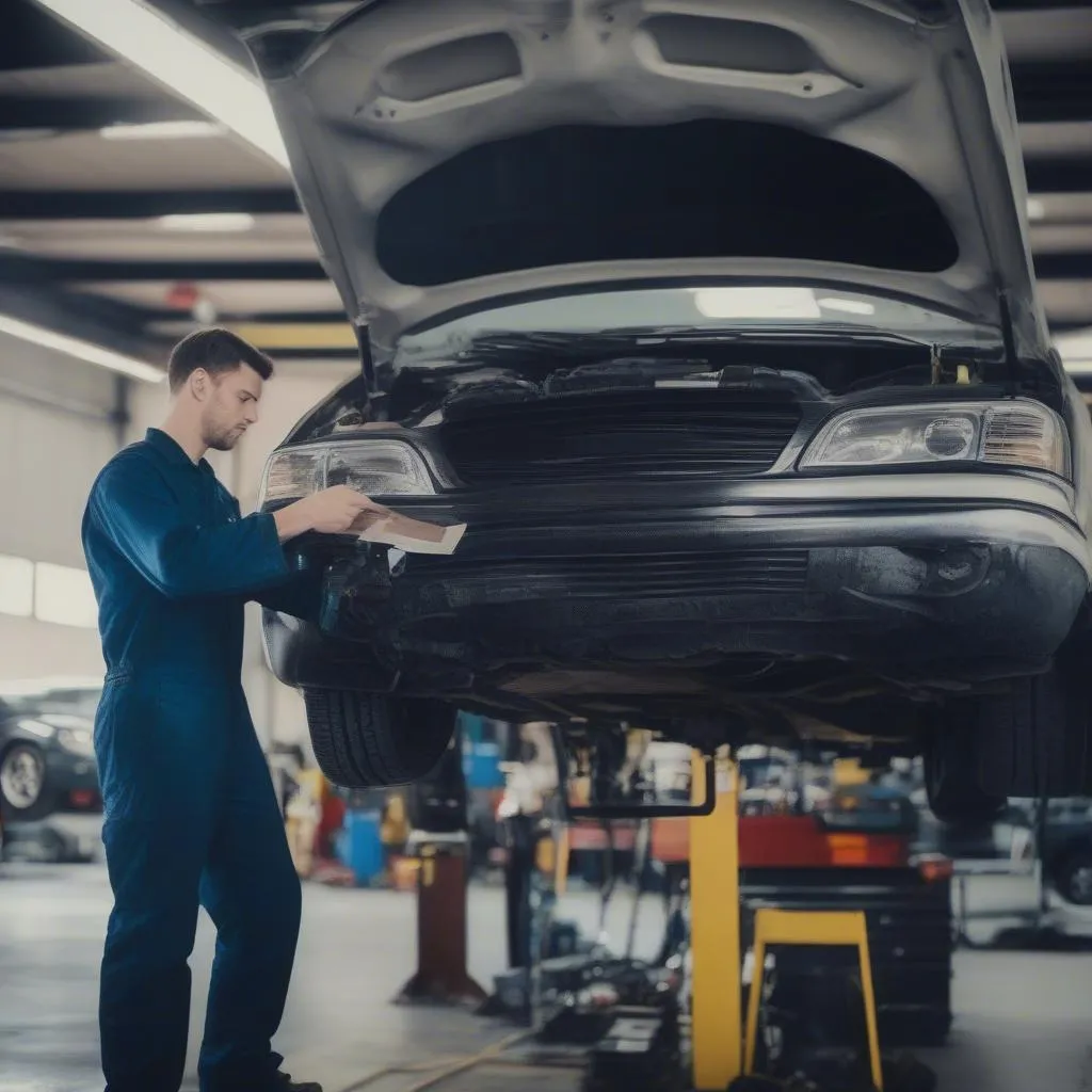 Pre-purchase inspection of a used car in Timbrook