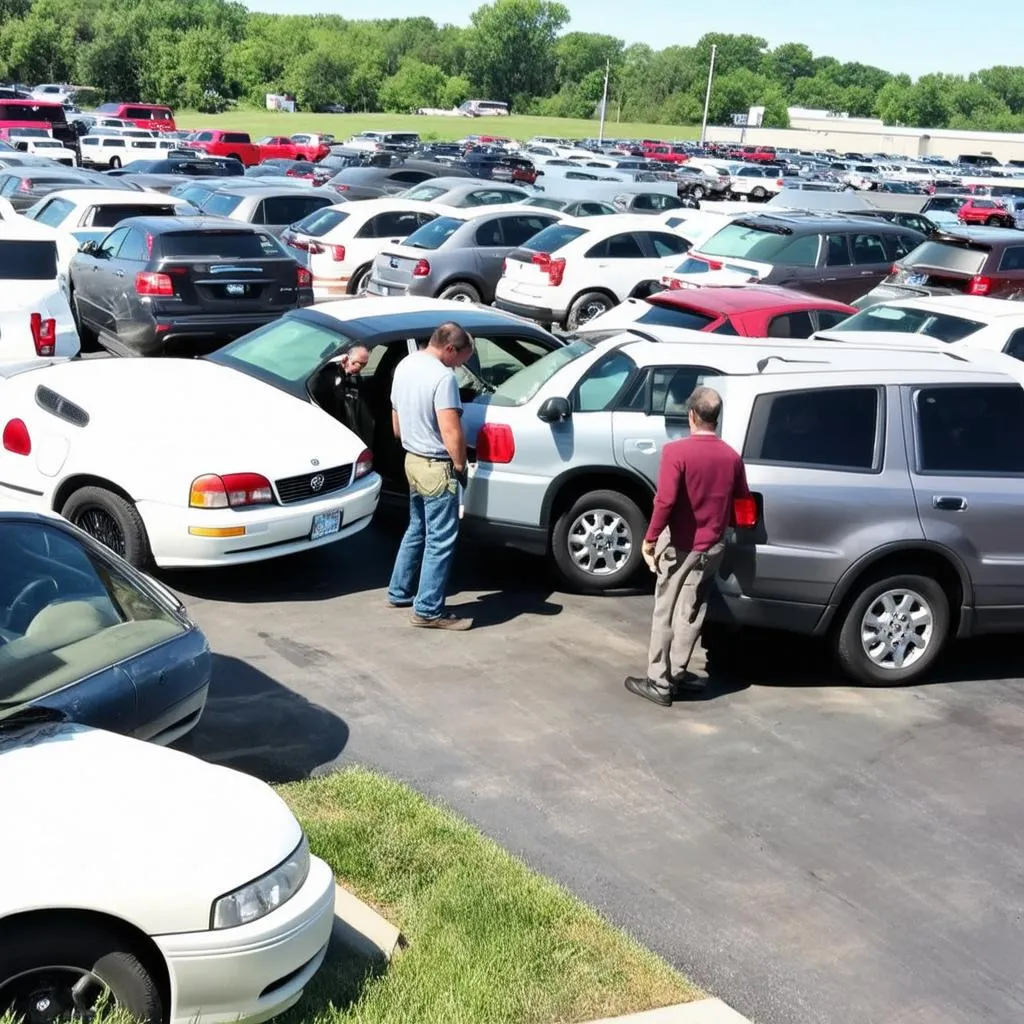 Used car lot in Festus