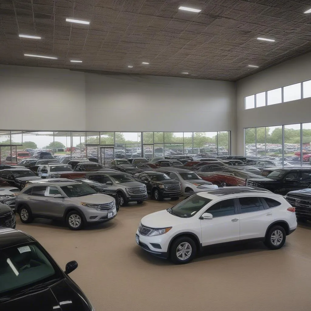 Used cars Burleson dealership showroom