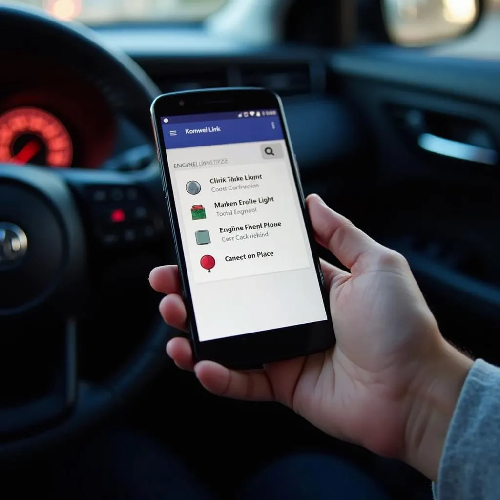 Using Konnwei Link APK to Check Engine Light