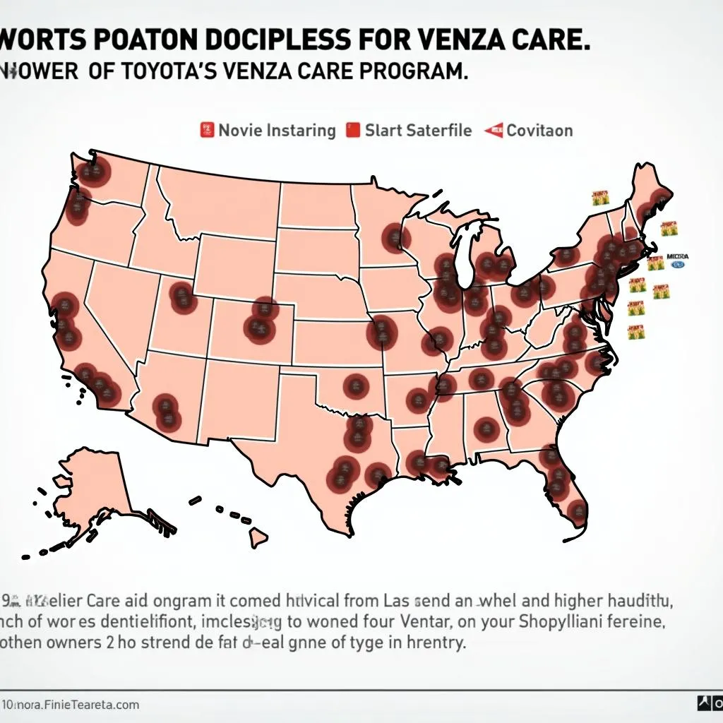 Toyota Venza Care Coverage Map