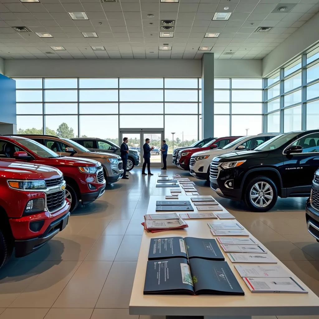 Victory Chevrolet Savannah Showroom