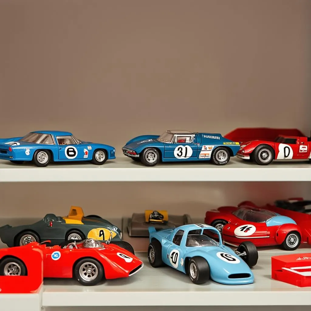 Vintage Diecast Race Cars