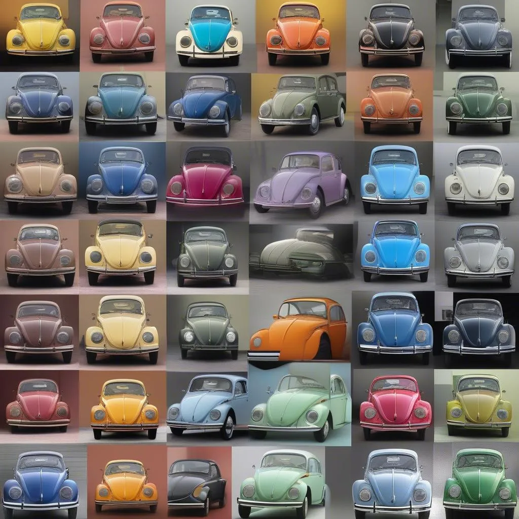 Volkswagen Beetle Car Colors History