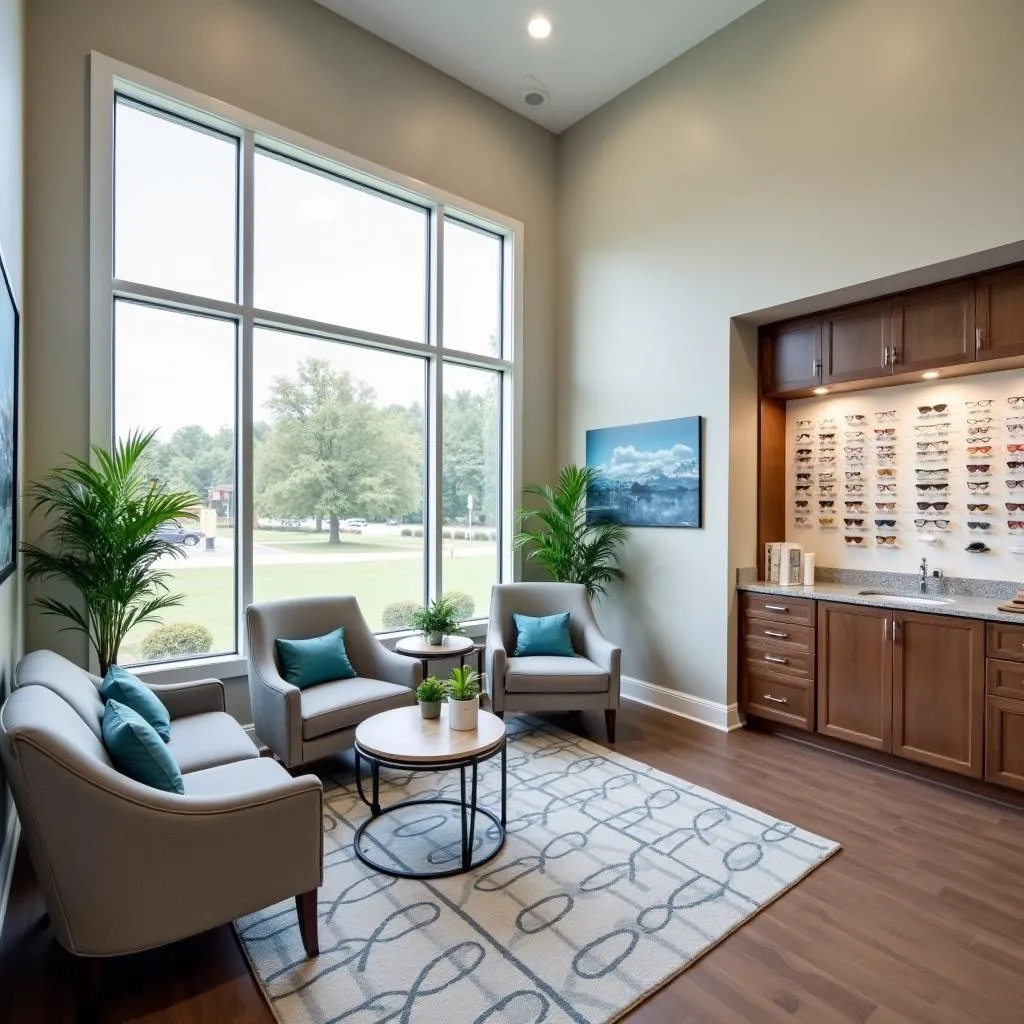 Modern eye clinic interior in Waycross GA