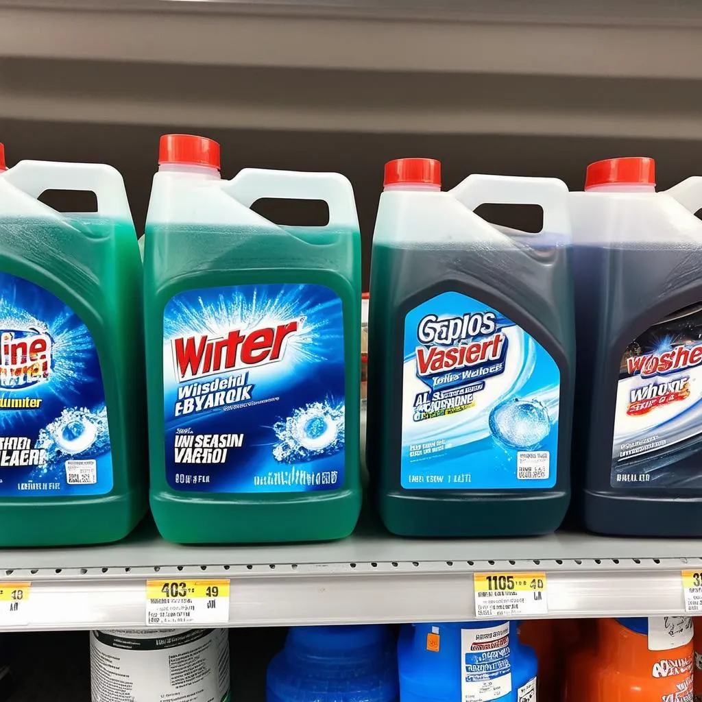 Windshield Washer Fluid Types