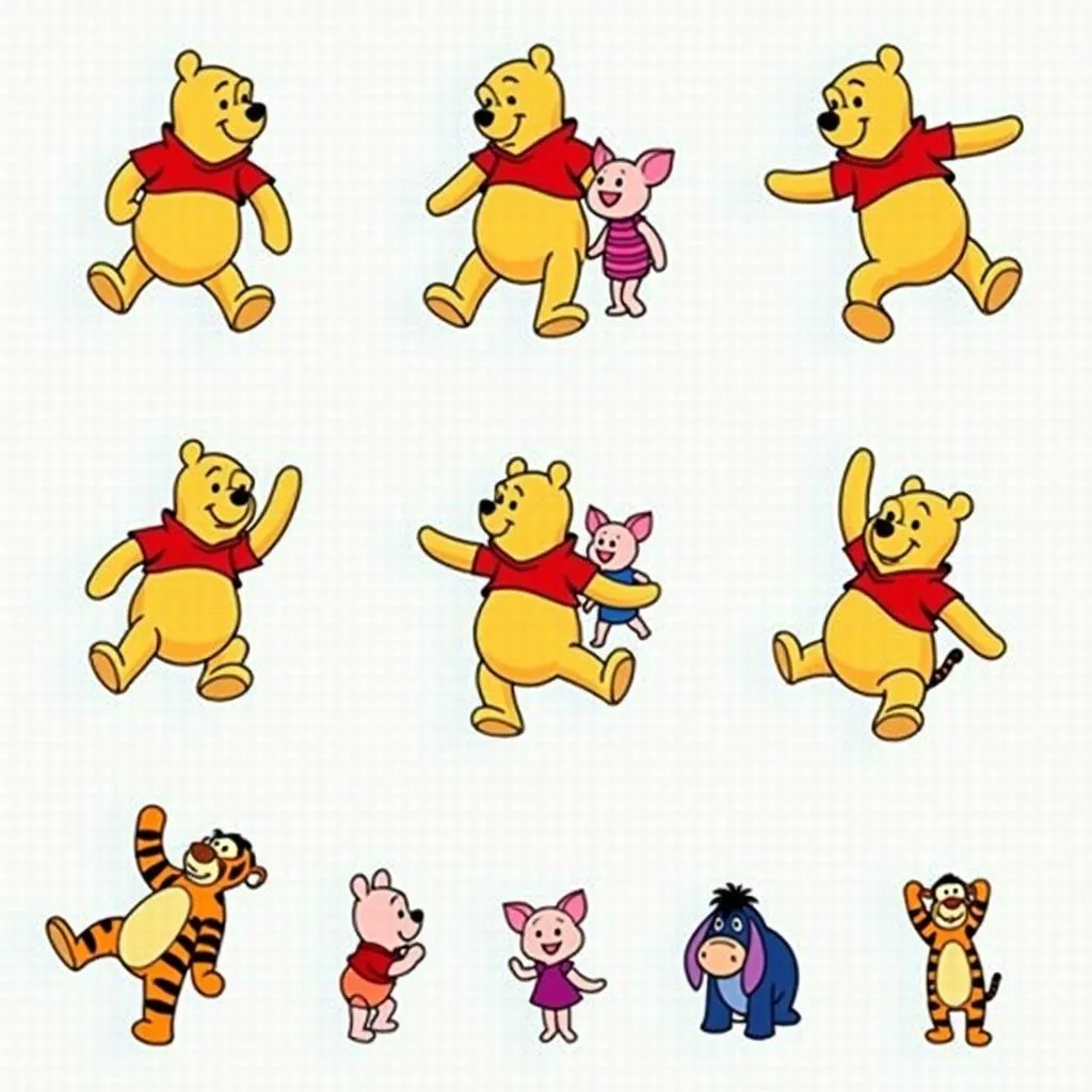 Winnie the Pooh Car Stickers For Sale