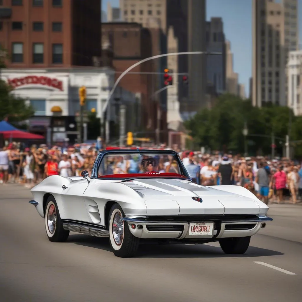 Corvette at the Woodward Dream Cruise