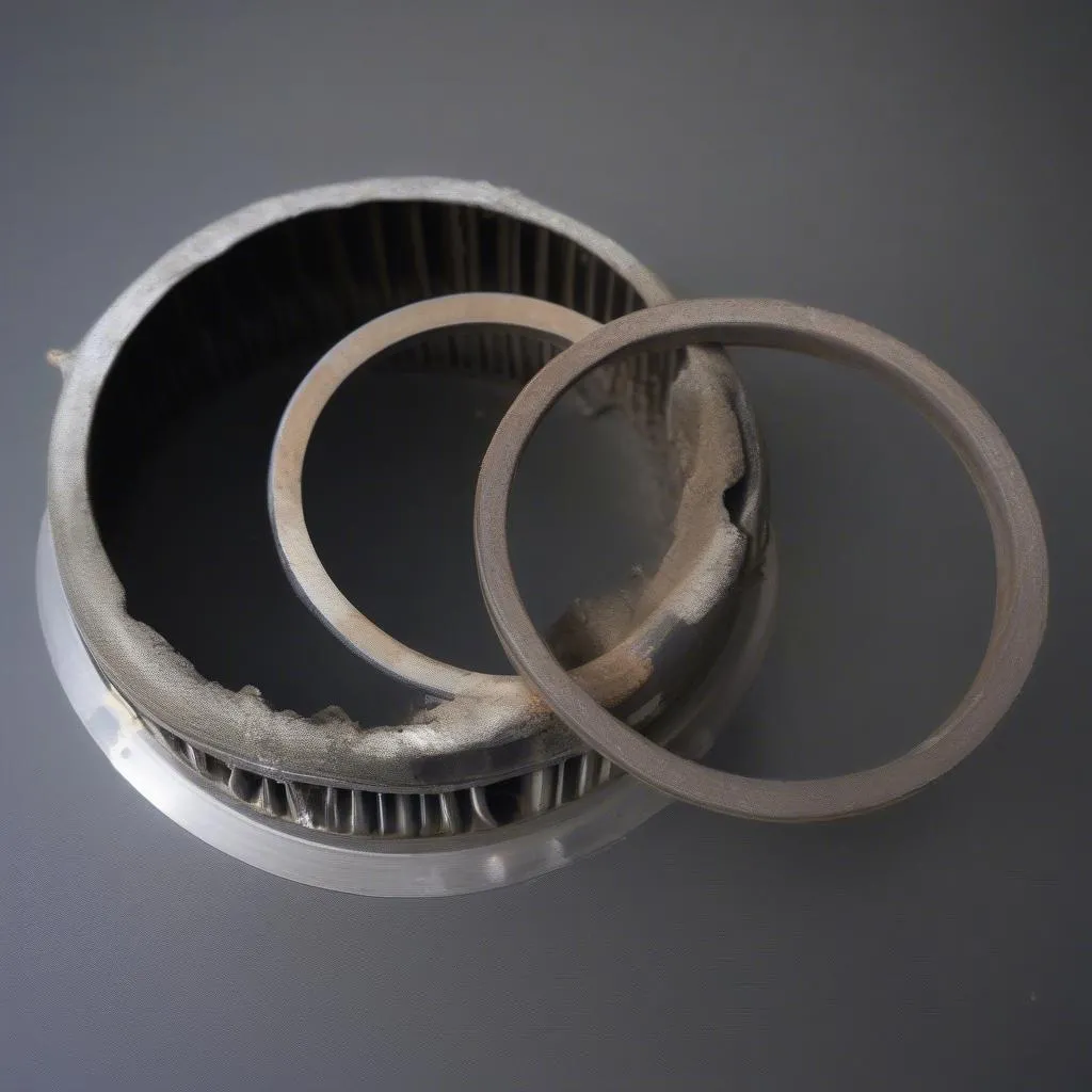 Worn Piston Rings