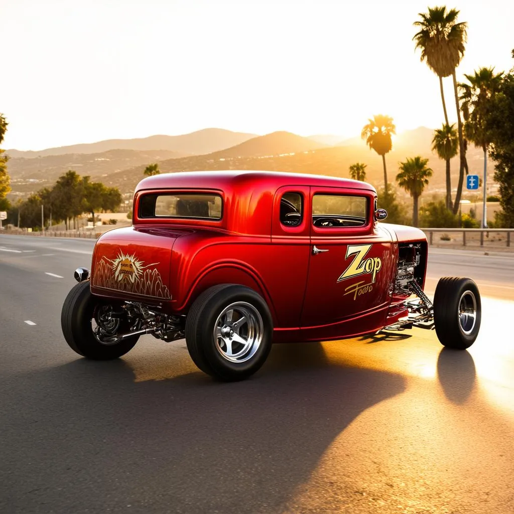 ZZ Top Eliminator Car on Sunset Boulevard