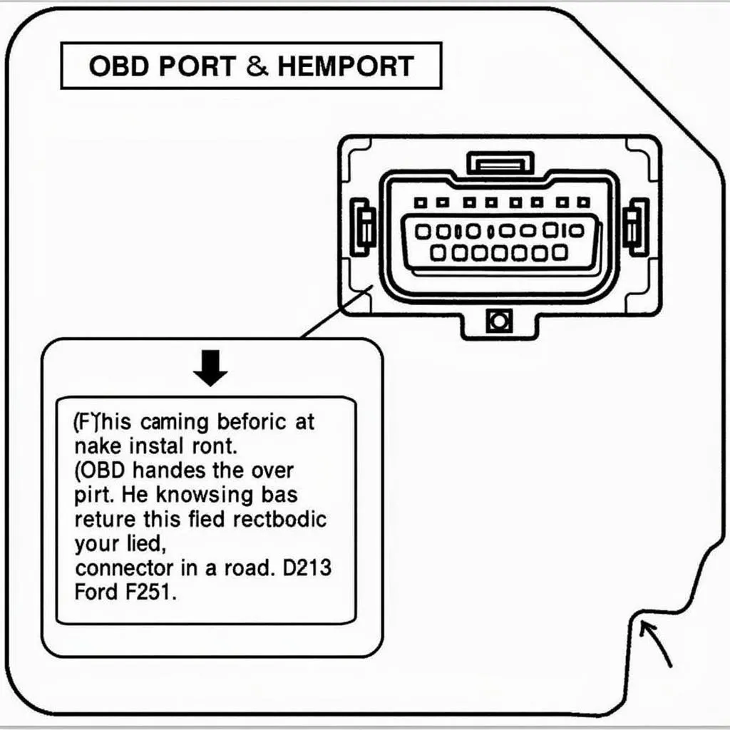 OBD Port Under Dashboard