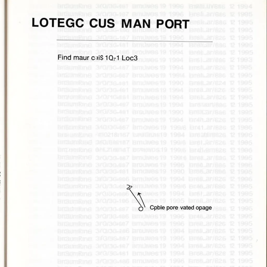 OBD Port Diagram in Owner's Manual