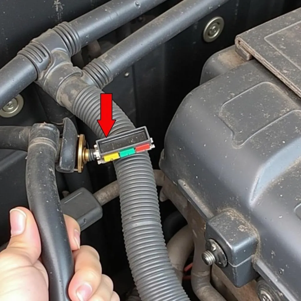 1997 Chevy S10 OBD Connector Location