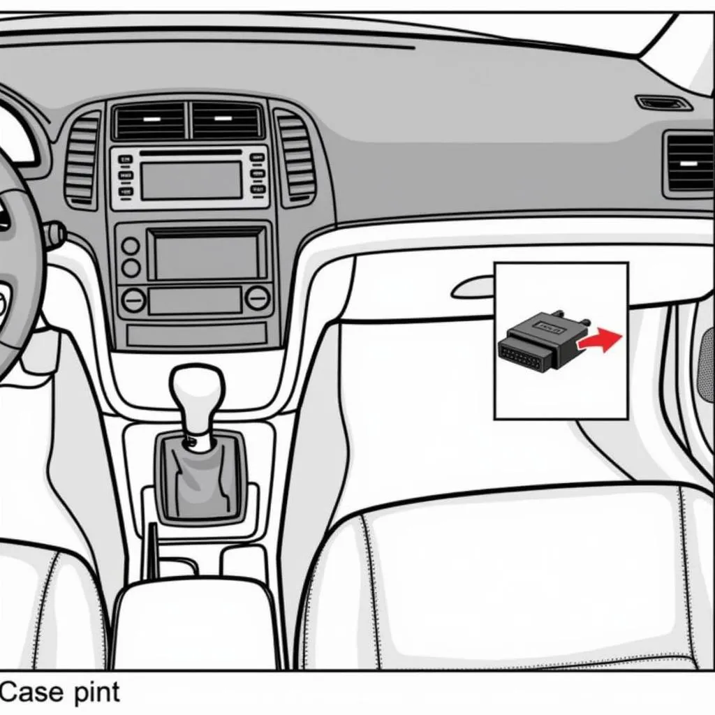 2000 Toyota Camry OBD Port Location