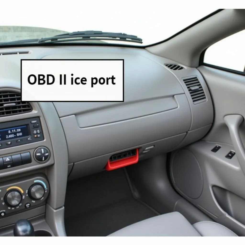 2003 Mitsubishi Eclipse OBD Port Location