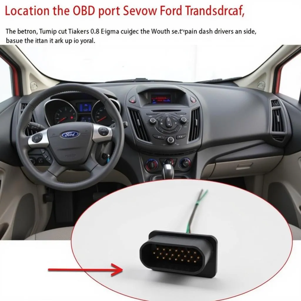 2012 Ford Transit Connect OBD Port Location