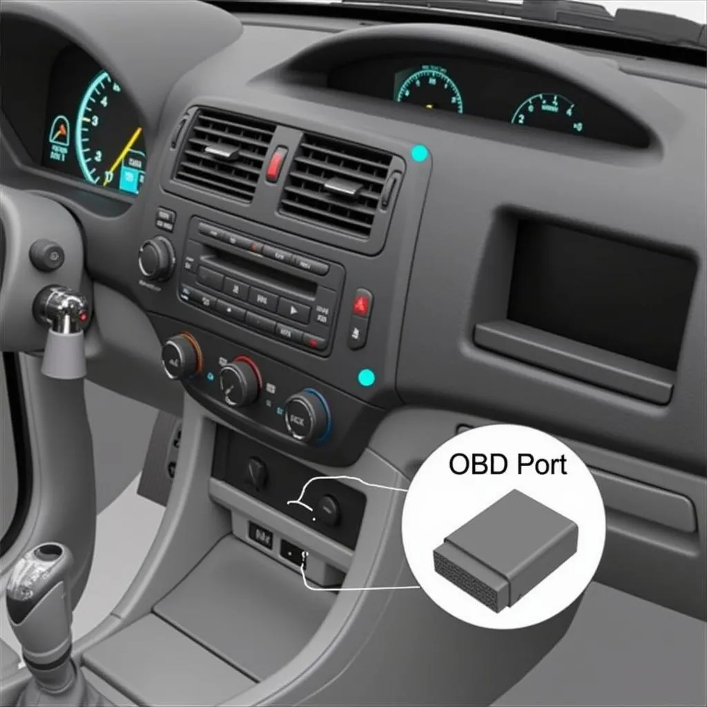 2015 VW Beetle OBD Port Location