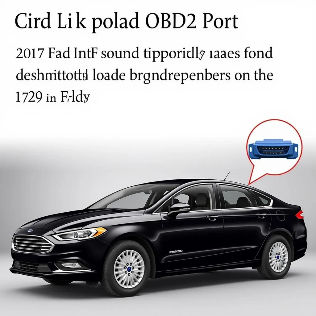 2017 Ford Fusion OBD Port