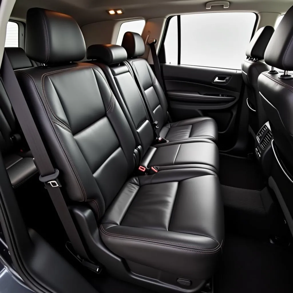 2017 Honda Pilot interior featuring stylish and durable leather seat covers