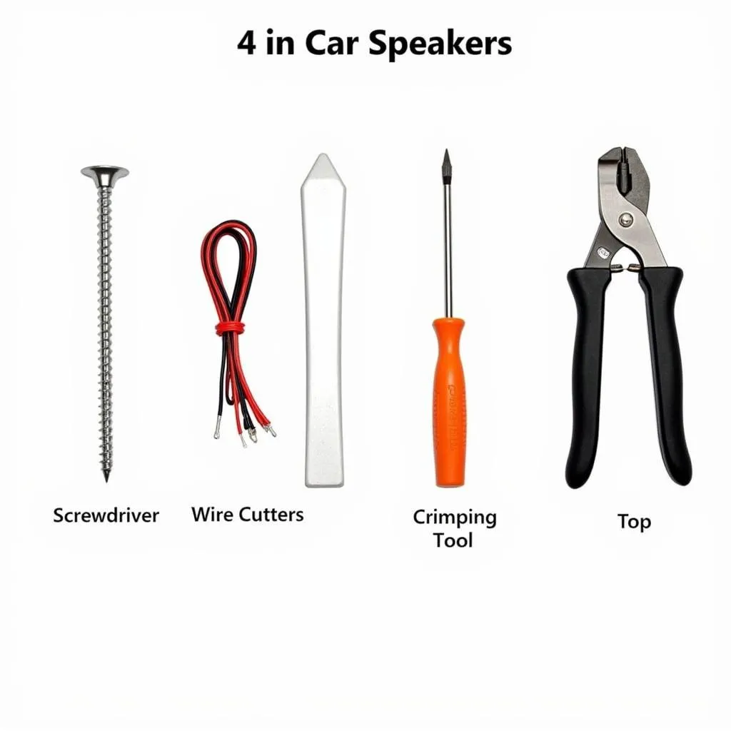 4in car speaker installation tools