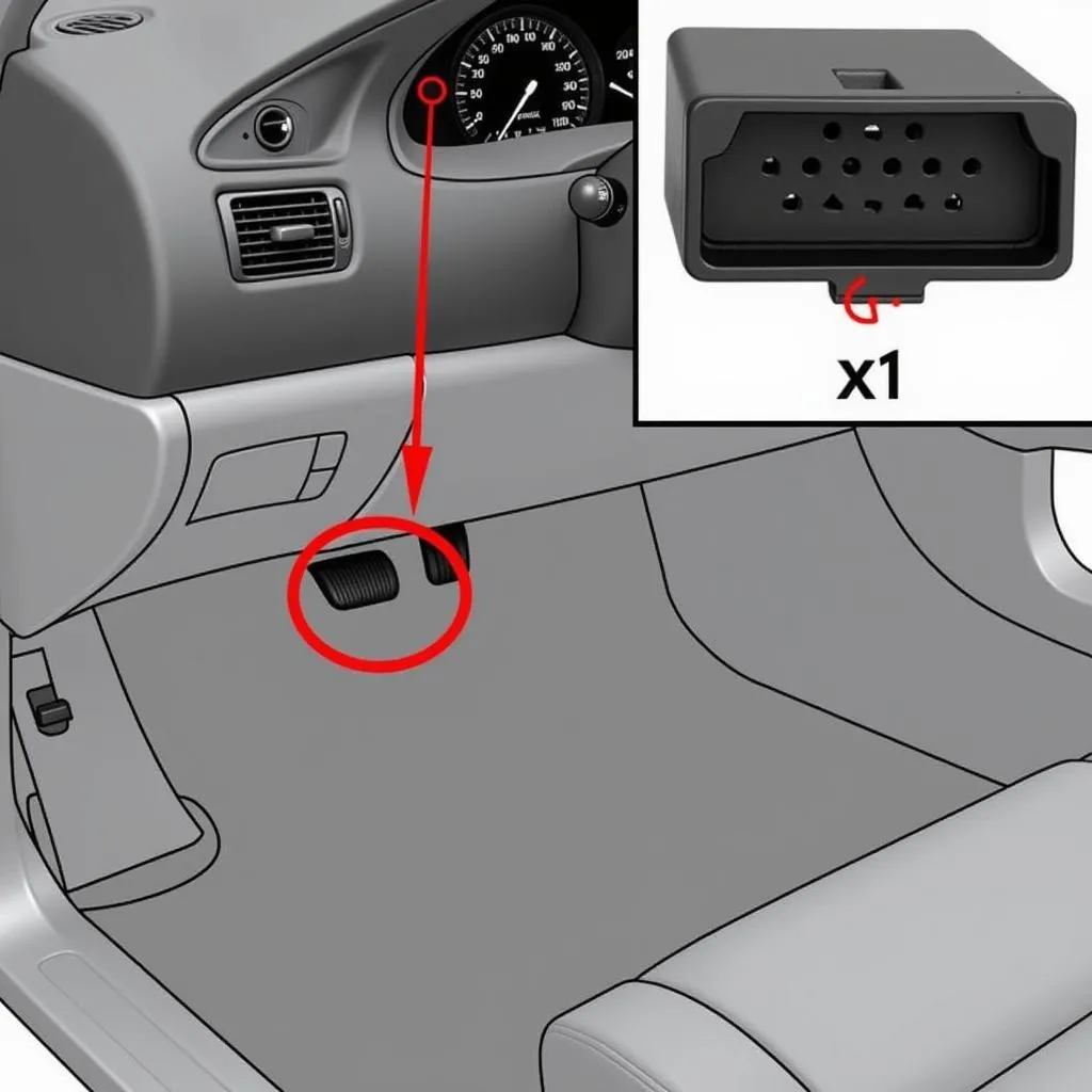 OBD Port Location on a 1998 Acura RL