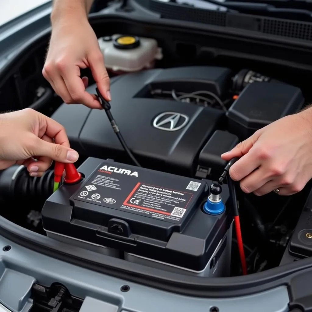 Installing a New Acura Car Battery