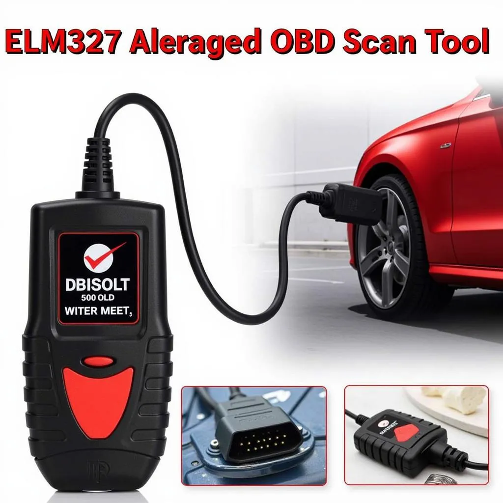 ELM327 OBD Scan Tool Connected to Car