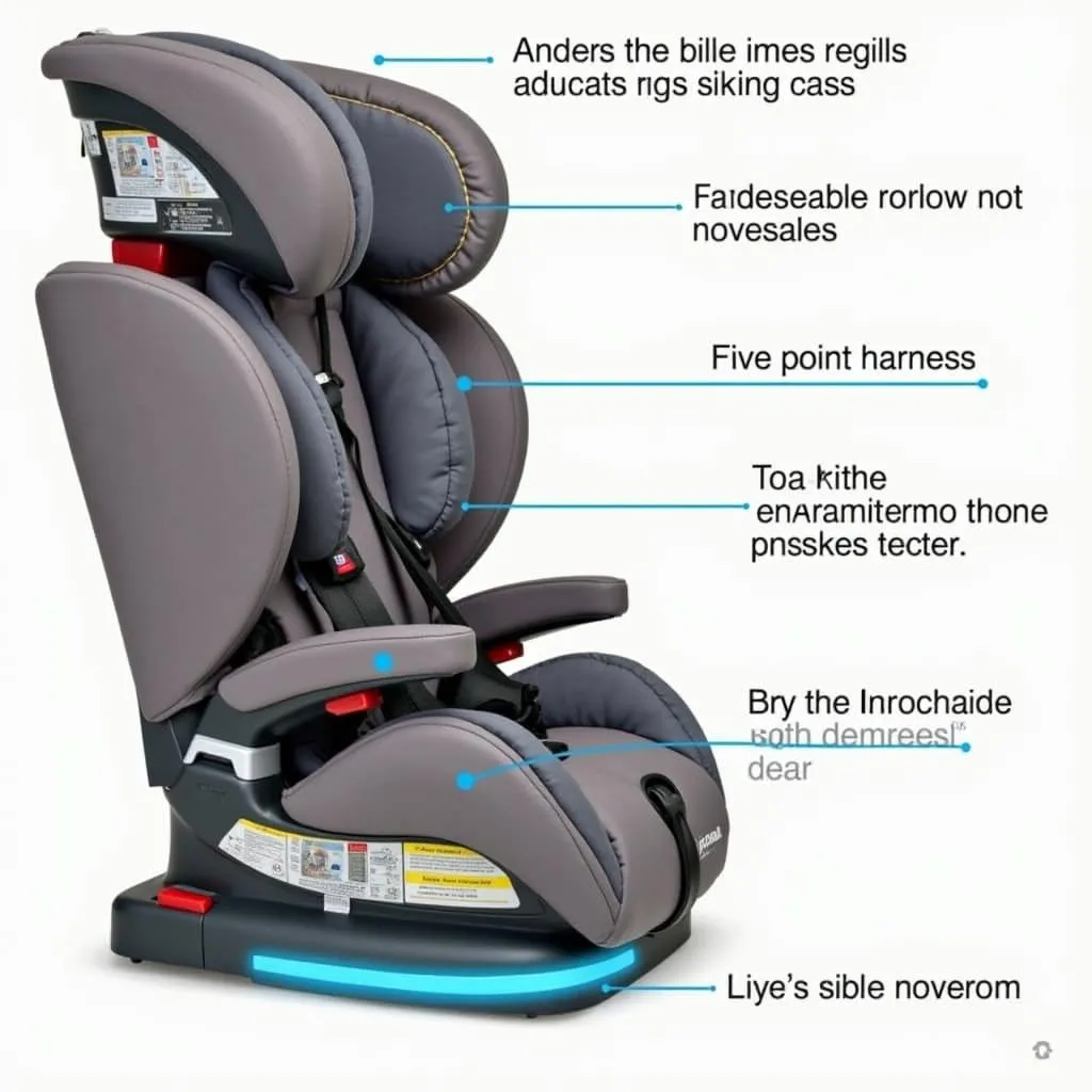 Alpha Elite 65 Car Seat Features