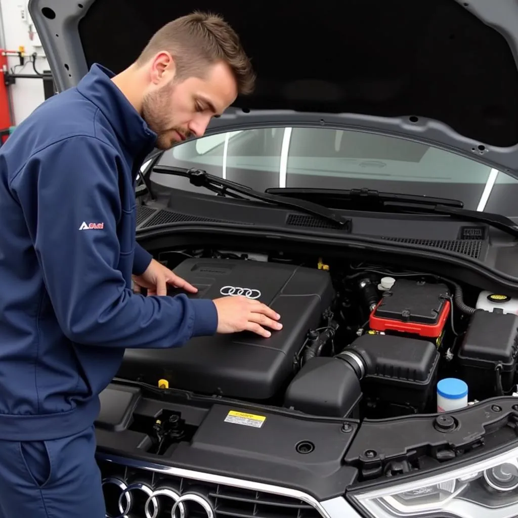 Audi A1 Engine Bay Inspection