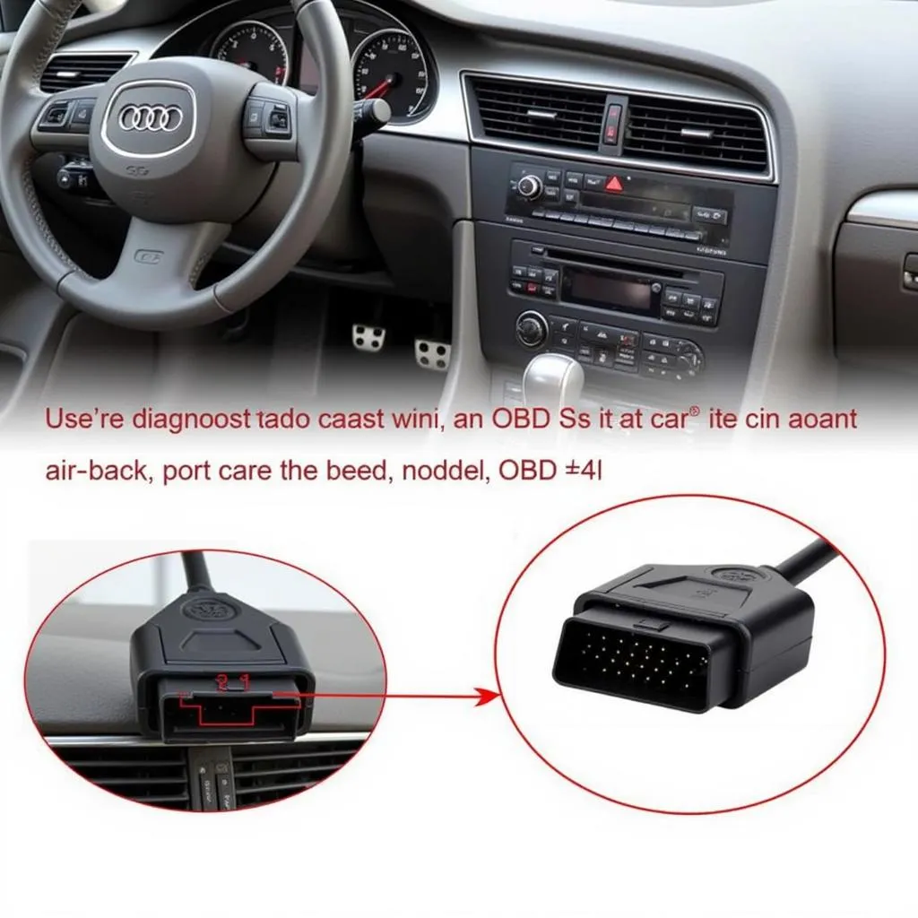 Audi S4 B8 OBD Port