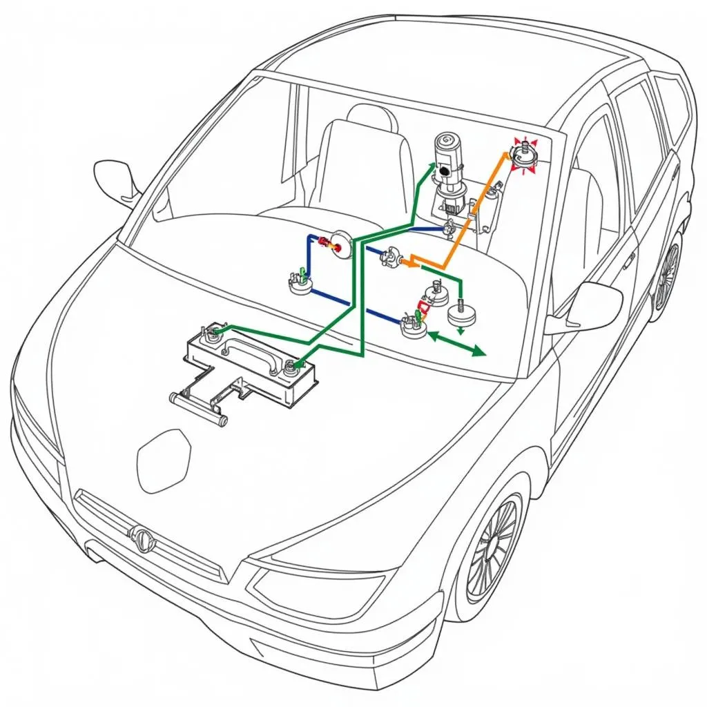 Modern Car Electrical System Diagram