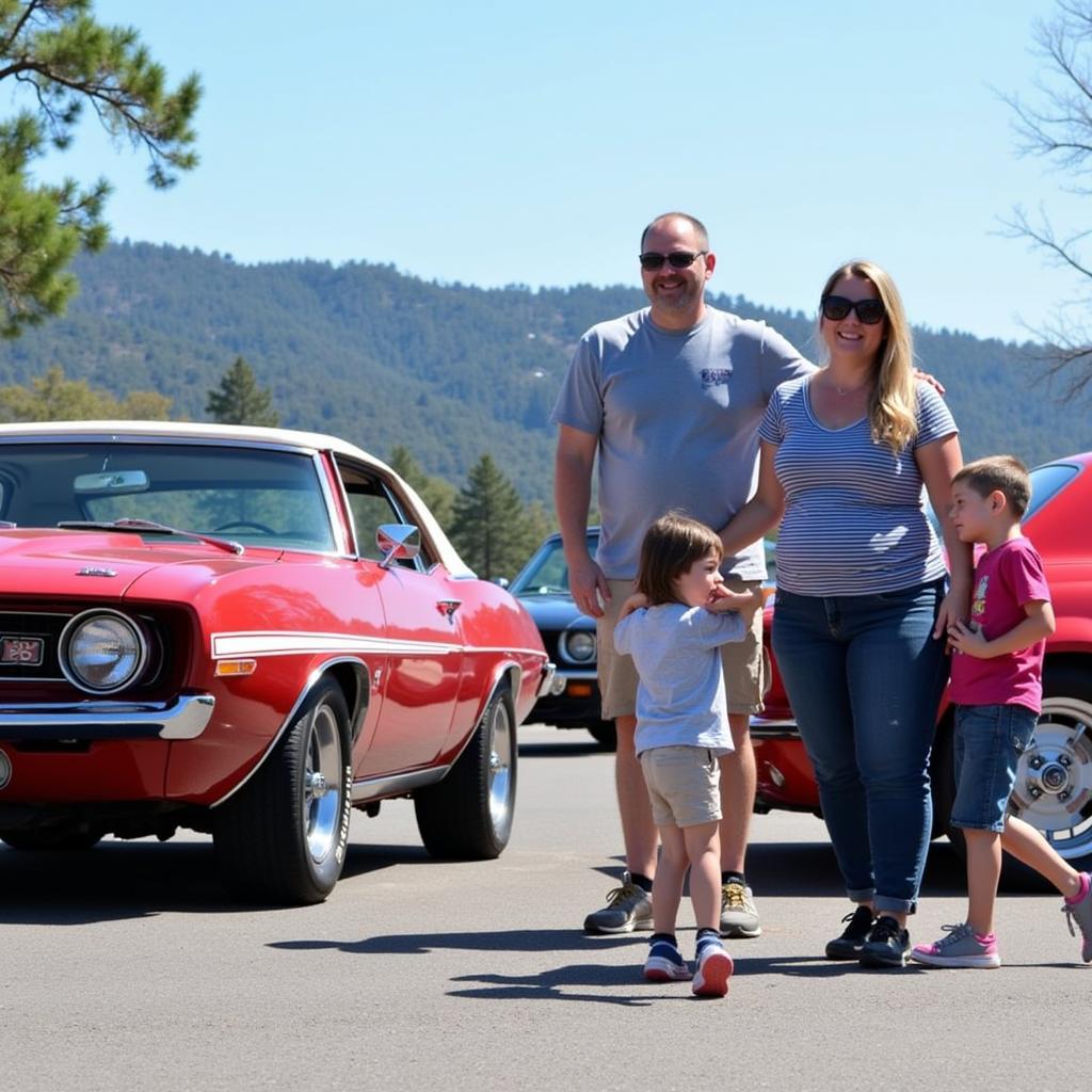 Family Fun at the Big Bear CA Car Show