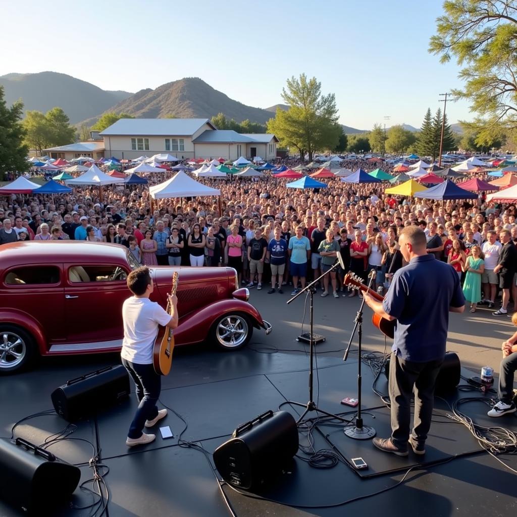 Live Music at the Big Bear CA Car Show